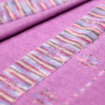 Lila Textil des Edelweiß Alpaka Schals für Damen