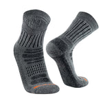 Klassische Thermosocken aus weicher Alpakawolle in dunkelgrau