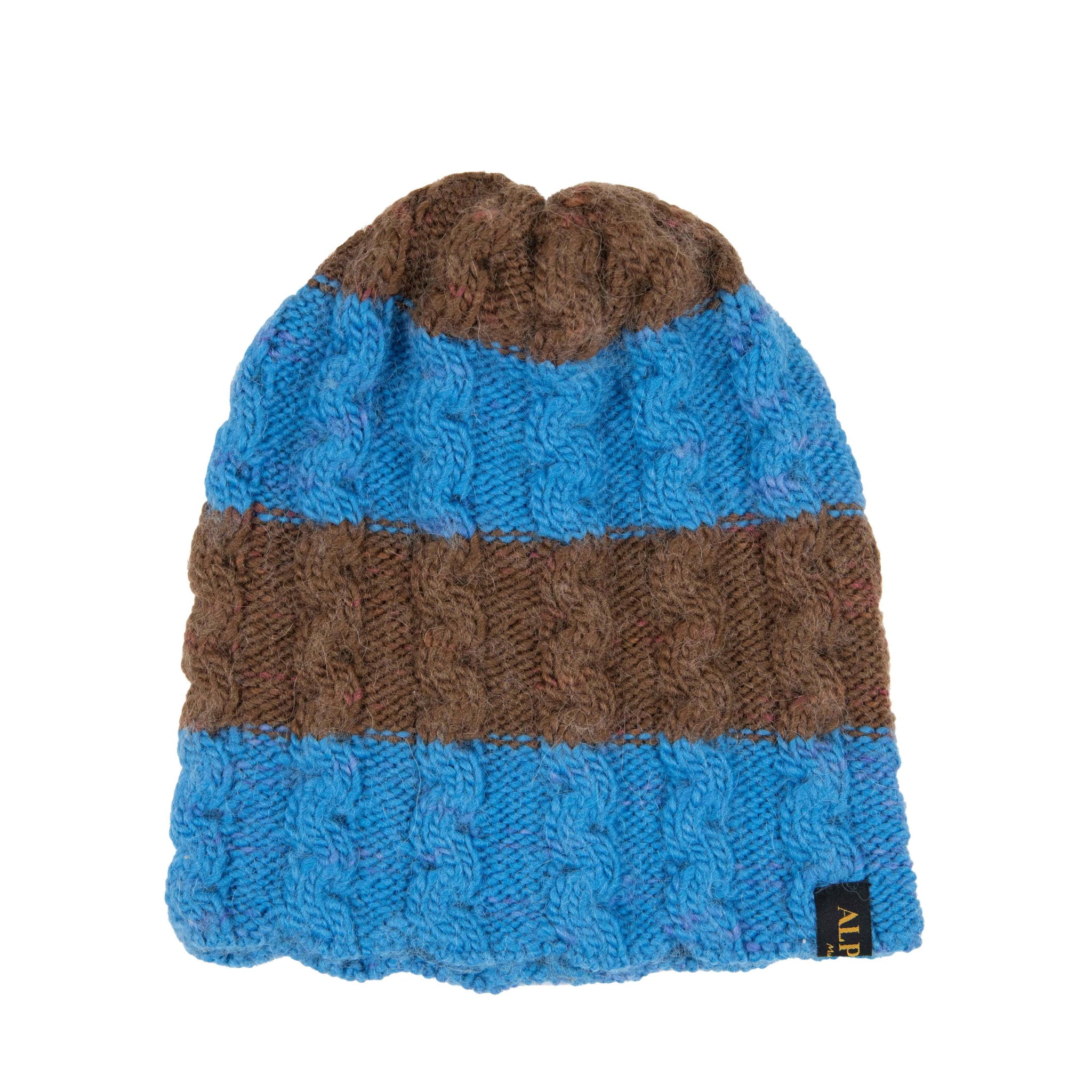 Dunkeltürkis-farbiger Merino Beanie für Damen und Herren aus feinster Wolle