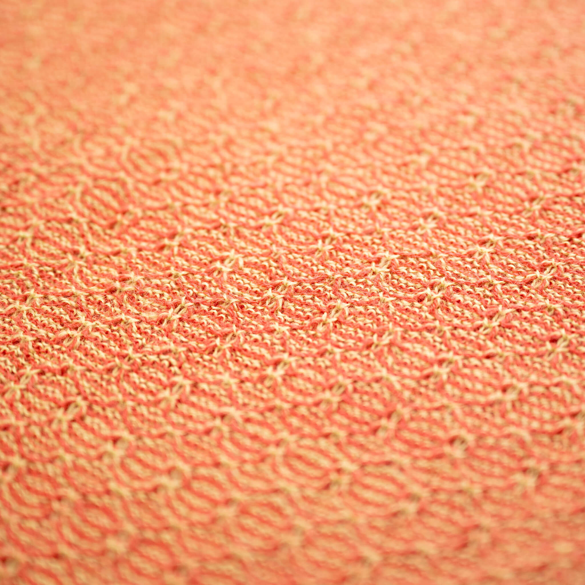 Alpaka Baumwolle Schal für Damen von Alpakin in orange Textil