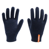 Alpaka Handschuhe einfarbig für Damen und Herren von Alpakin in dunkelblau