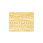 Alpaka Loop Schal für Damen und Herren von Alpakin mit Alpaka-Muster in gelb