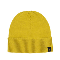 Alpaka Beanie Mütze von Alpakin in gelb