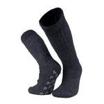 Alpaka Stoppersocken mit niedlichen Alpakas in schwarz vor weißem Hintergrund