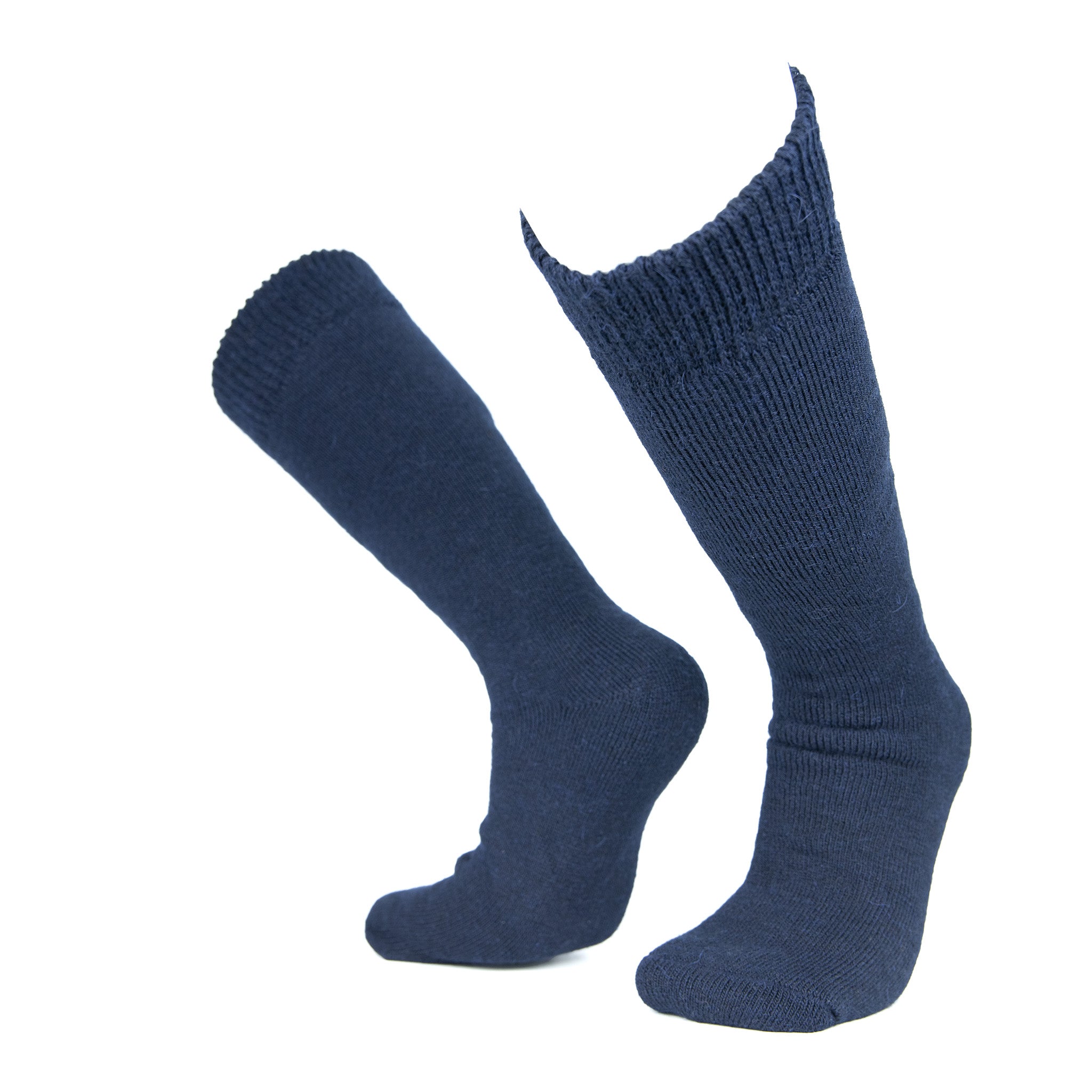 Thermosocken aus wärmster Alpakawolle in dunkelblau