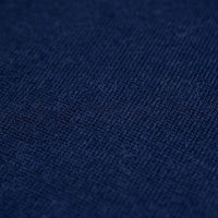 Alpakin Katari Alpaka Pullover für Herren mit Reißverschluss in dunkelblau Textil nah
