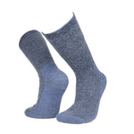 Alpaka Wandersocken in moderner Farbe Denim für ein angenehmes Fußklima, ohne Frieren oder Schwitzen