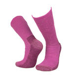 Pinke Alpaka Wandersocken, atmungsaktiv und sanft zur Haut für höchsten Tragenkomfort