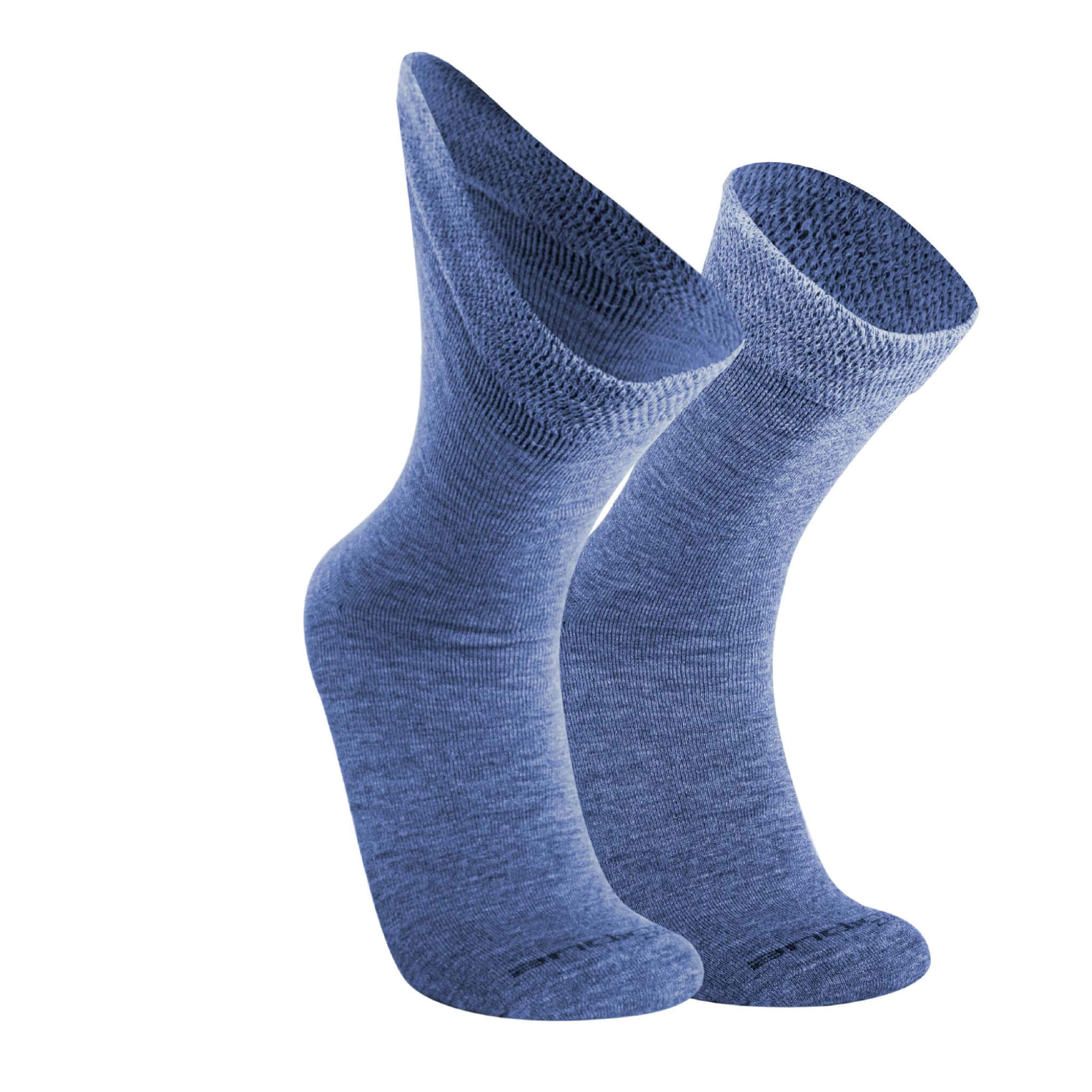 Diabetiker Socken für Damen und Herren aus Alpaka und Tencel von Alpakin in blau