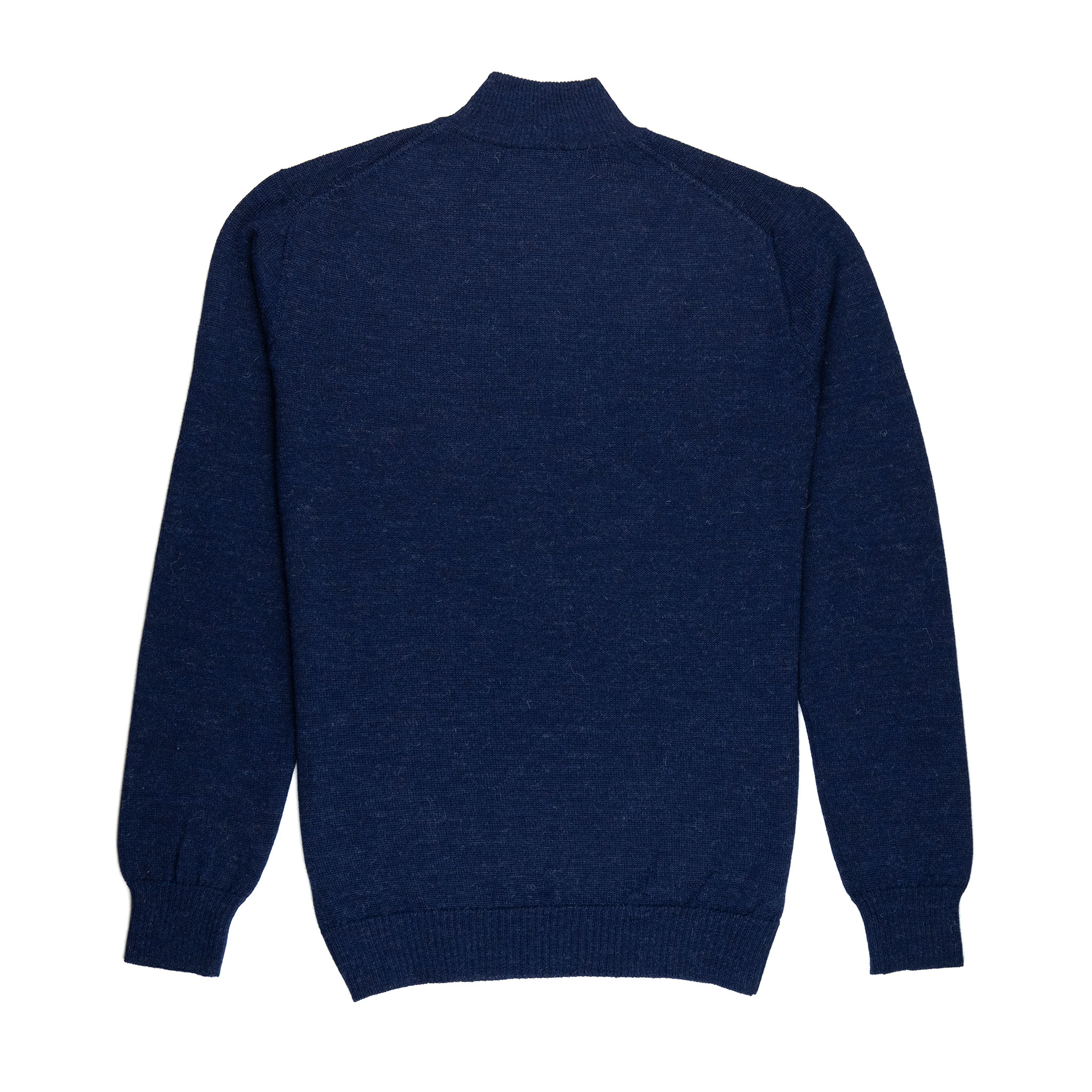 Katari Alpaka Troyer für Herren in dunkelblau von hinten