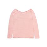 MIA Alpaka Pullover für Damen von Alpakin in rosa von hinten