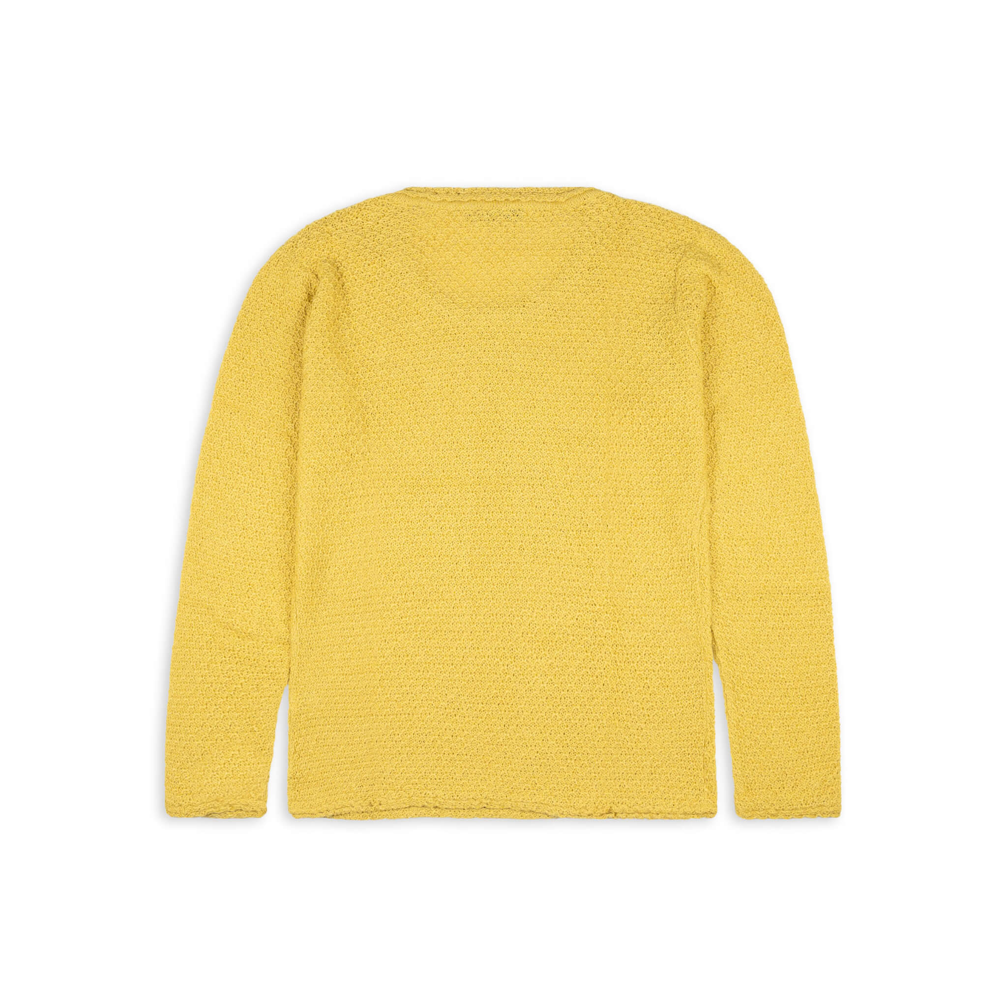 SISA Alpaka Pullover für Damen von Alpakin in gelb von hinten