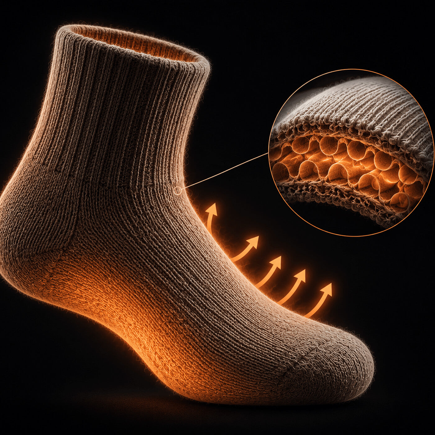 Alpaka Stoppersocken sind warm, ohne die Füße zu Überhitzen